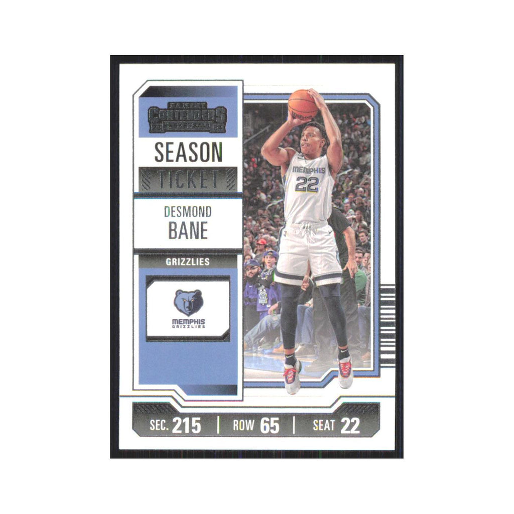 2023 Panini Contenders Desmond Bane Grizzlies #96