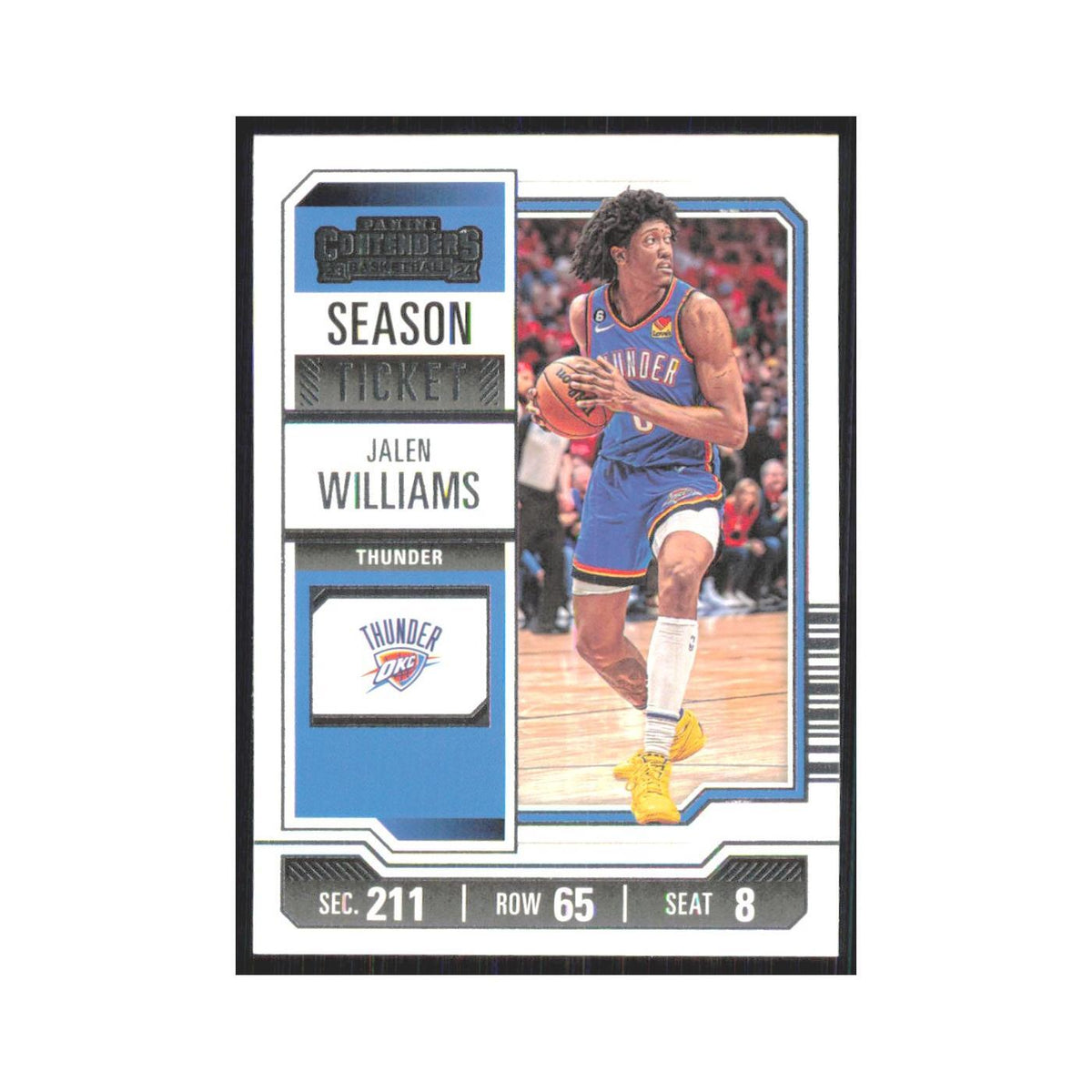 2023 Panini Contenders Jalen Williams Thunder #67