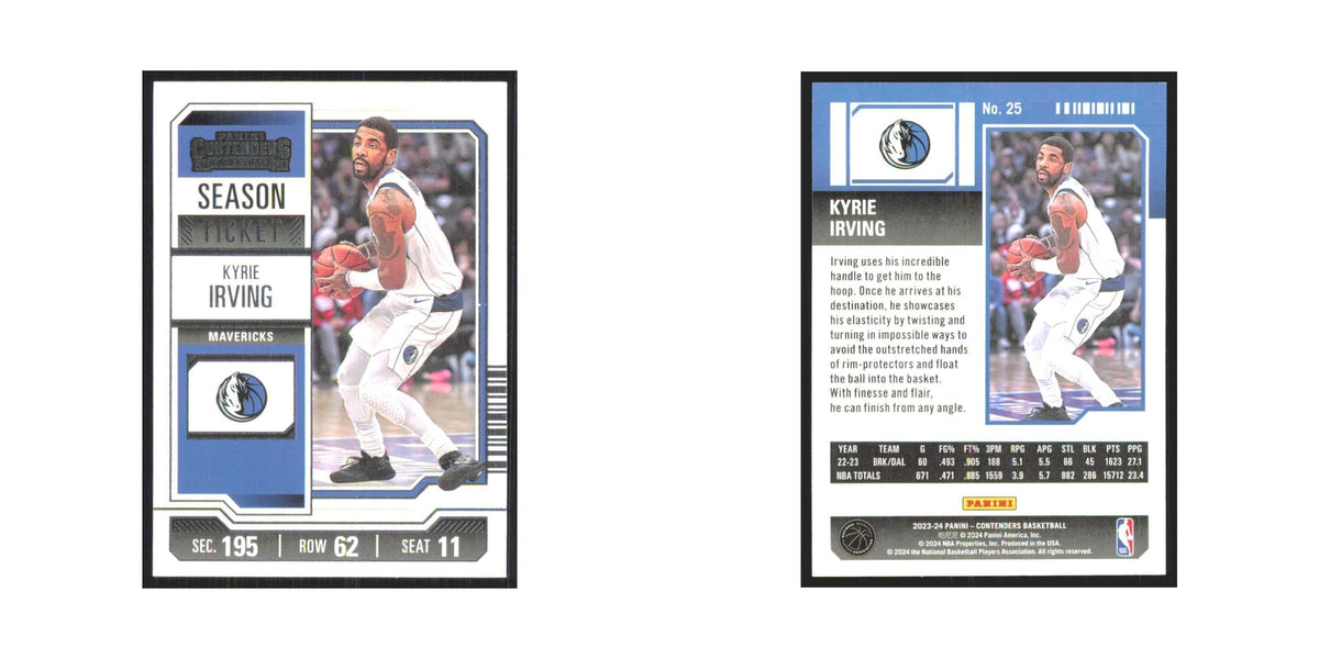 2023 Panini Contenders Kyrie Irving Mavericks #25