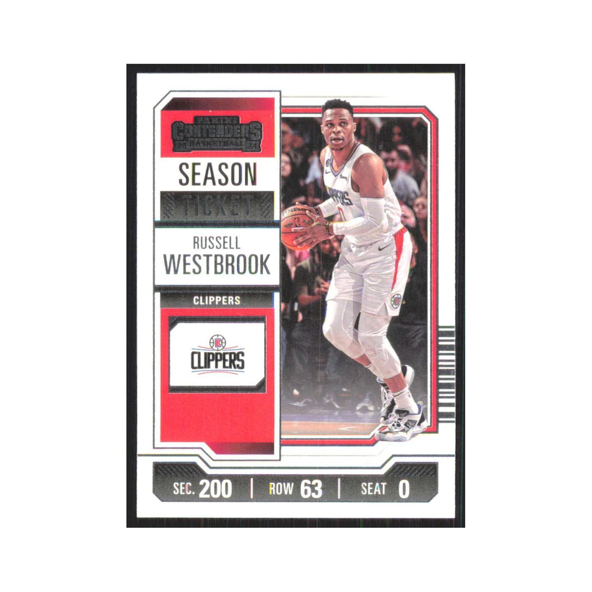 2023 Panini Contenders Russell Westbrook Clippers #86