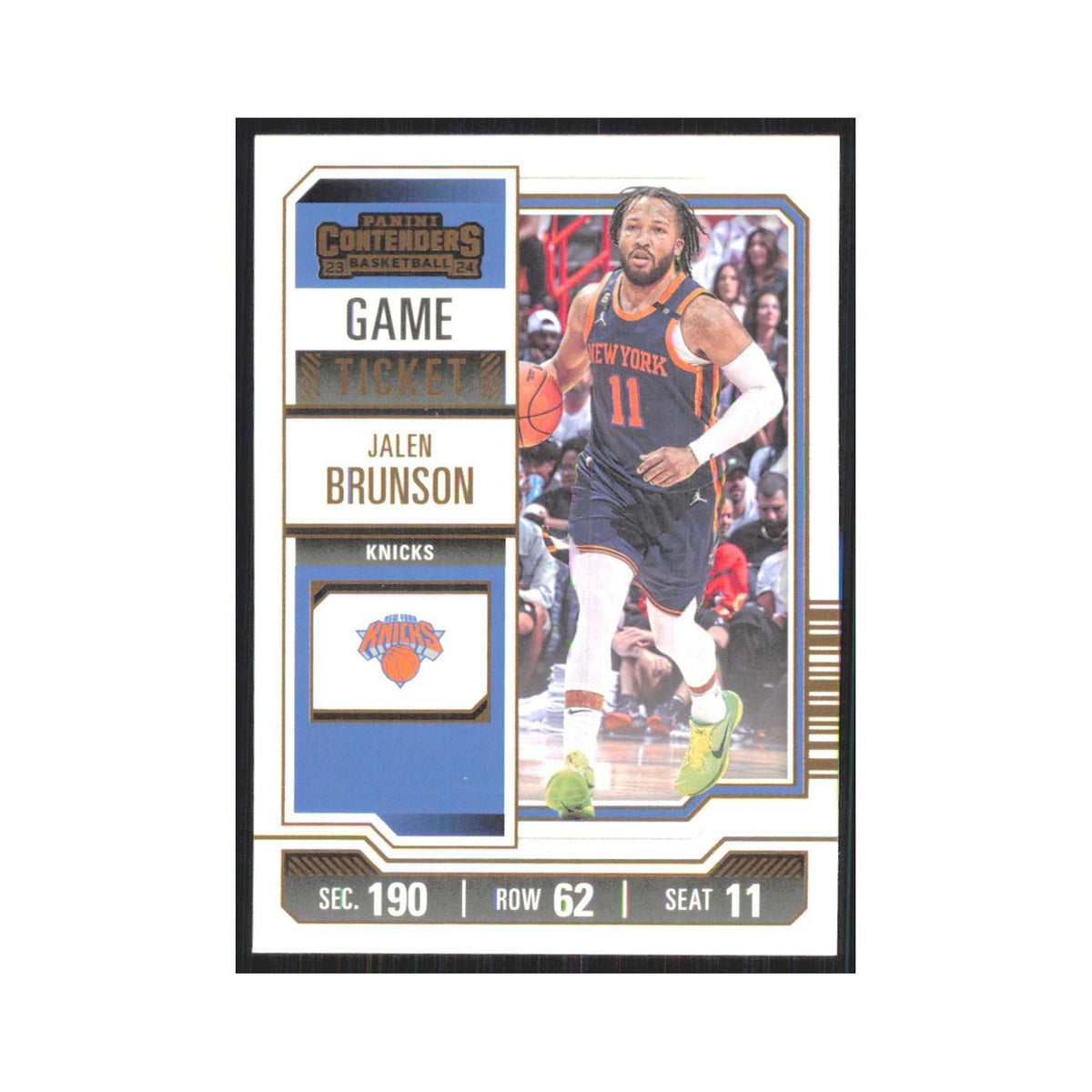 2023 Panini Contenders Jalen Brunson Knicks #59