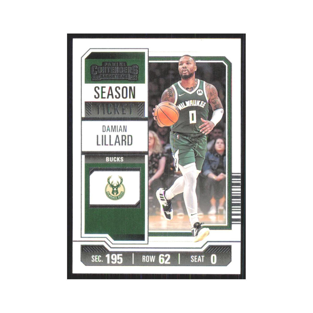 2023 Panini Contenders Damian Lillard Bucks #9