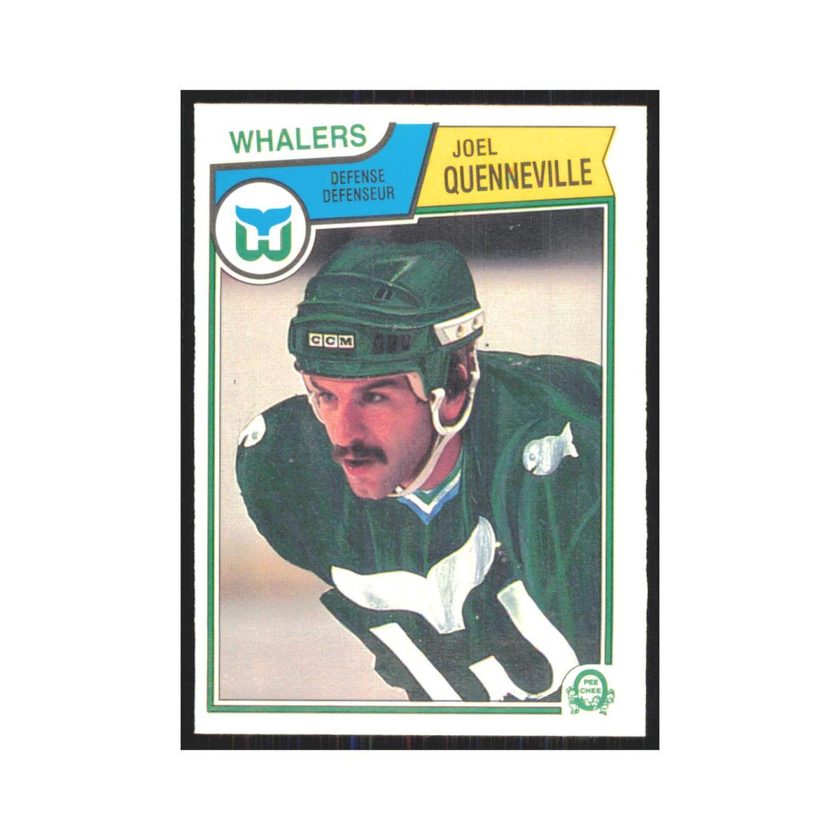 Joel Quenneville 1983-84 O Pee Chee #145 Hartford Whalers Hockey Card NM
