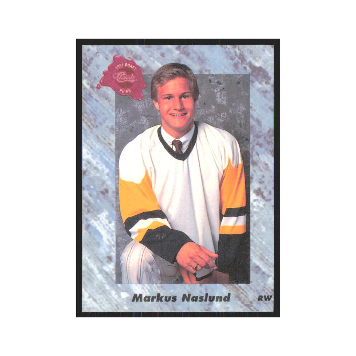 Markus Naslund 1991 Classic #13 Pittsburgh Penguins Hockey Card NM