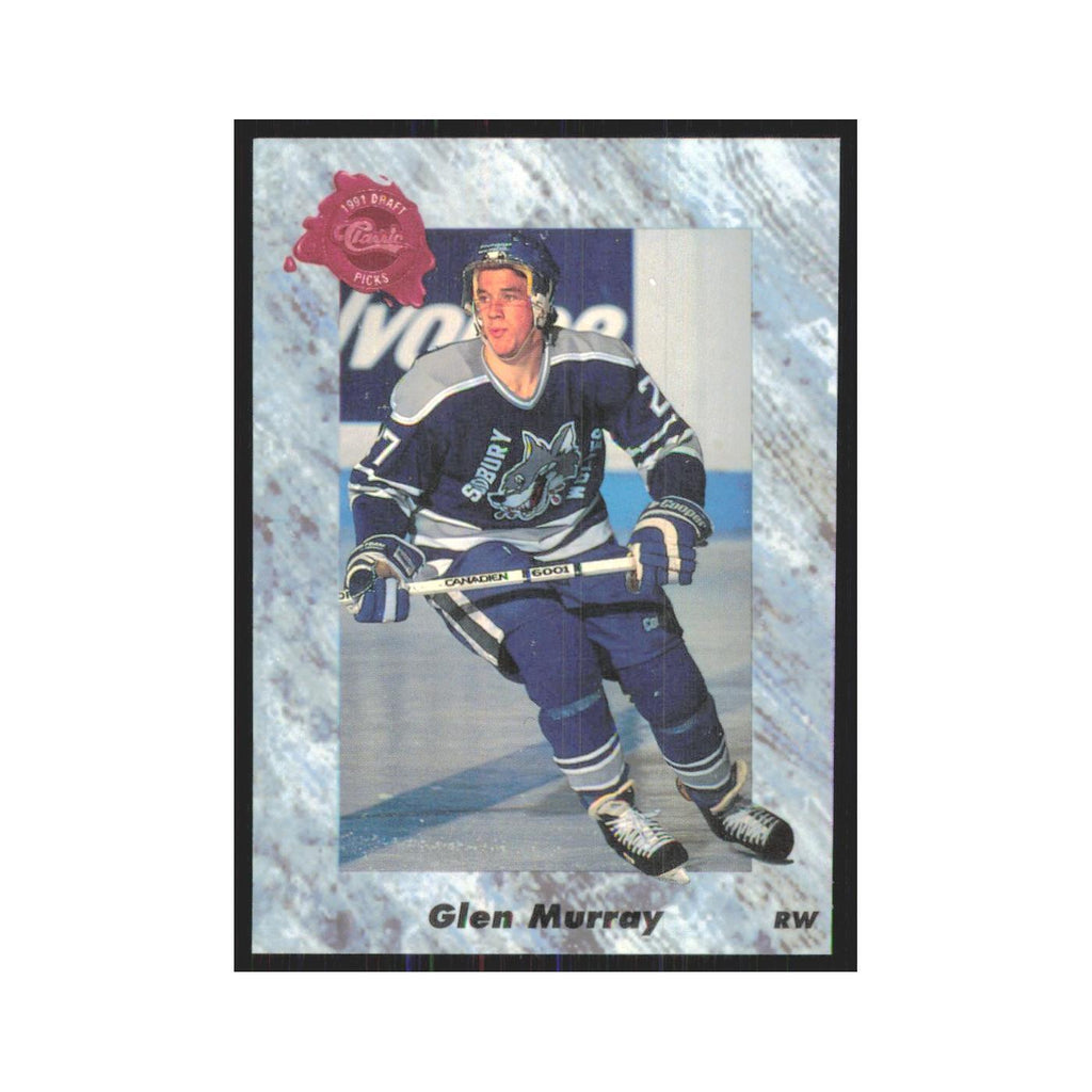 Glen Murray 1991 Classic #15 Boston Bruins Hockey Card NM