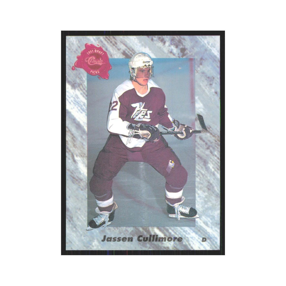 Jassen Cullimore 1991 Classic #26 Vancouver Canucks Hockey Card NM