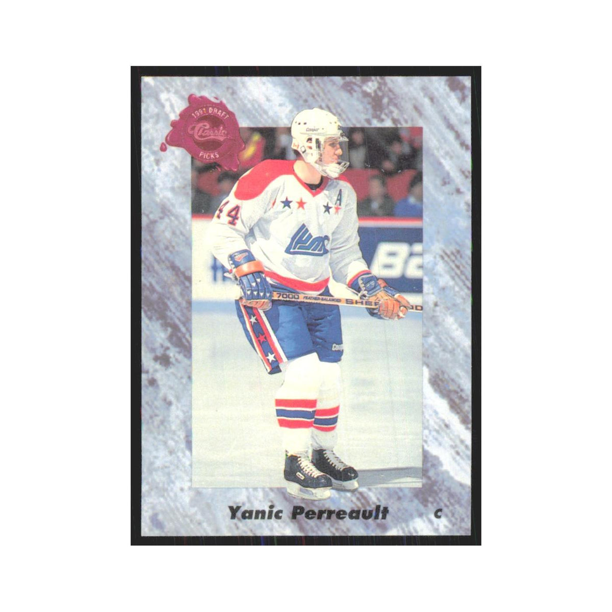 Yanic Perreault 1991 Classic #39 Toronto Maple Leafs Hockey Card NM