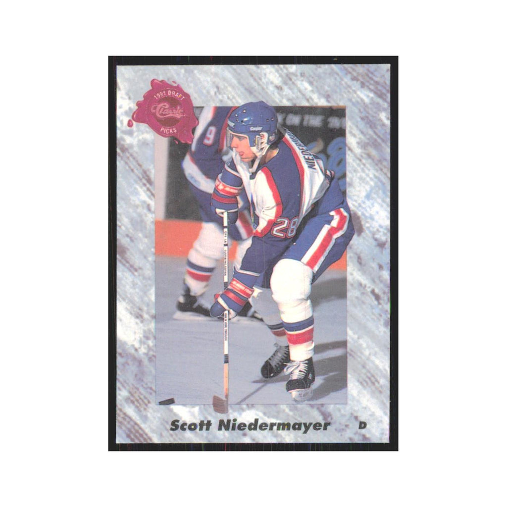 Scott Niedermayer 1991 Classic #3 New Jersey Devils Hockey Card NM
