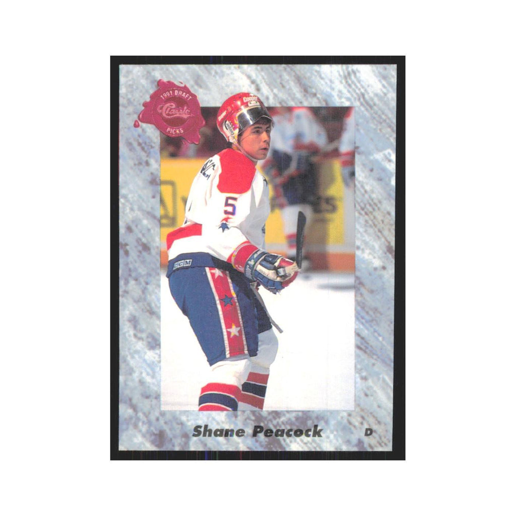 Shane Peacock 1991 Classic #48 Pittsburgh Penguins Hockey Card NM