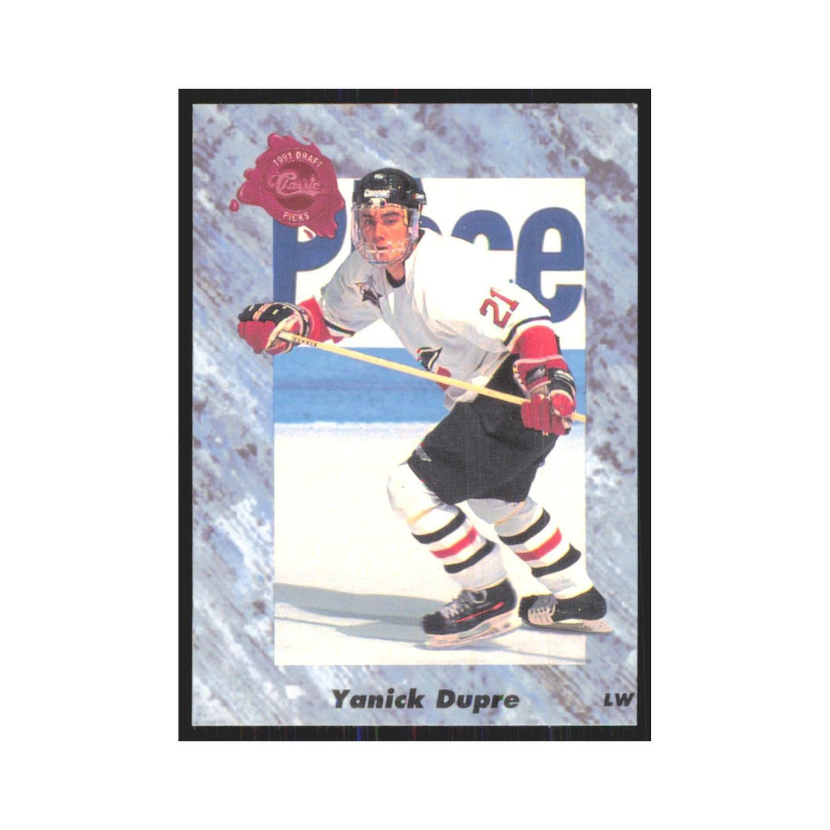 Yanick Dupre 1991 Classic #41 Philadelphia Flyers Hockey Card NM
