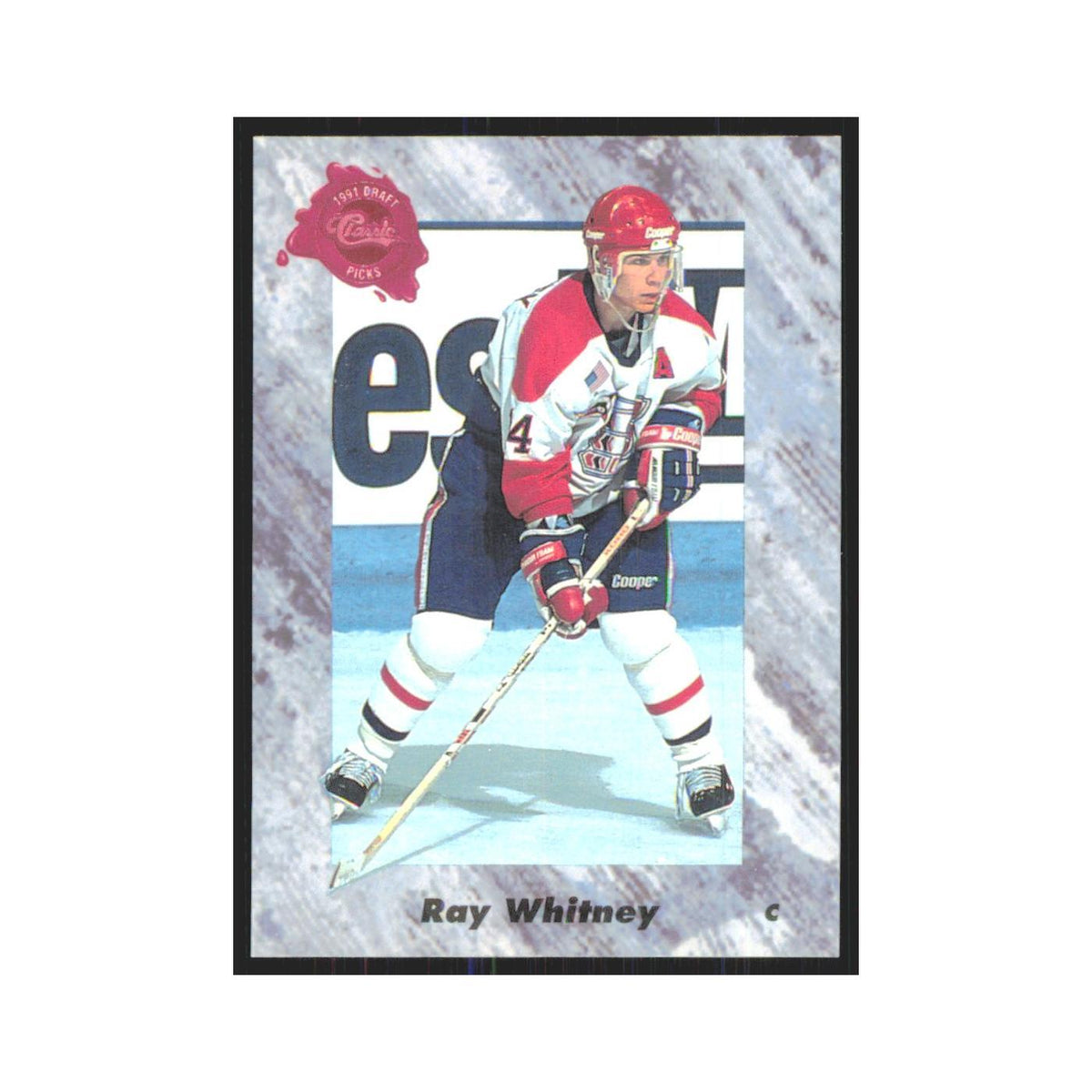 Ray Whitney 1991 Classic #20 San Jose Sharks Hockey Card NM