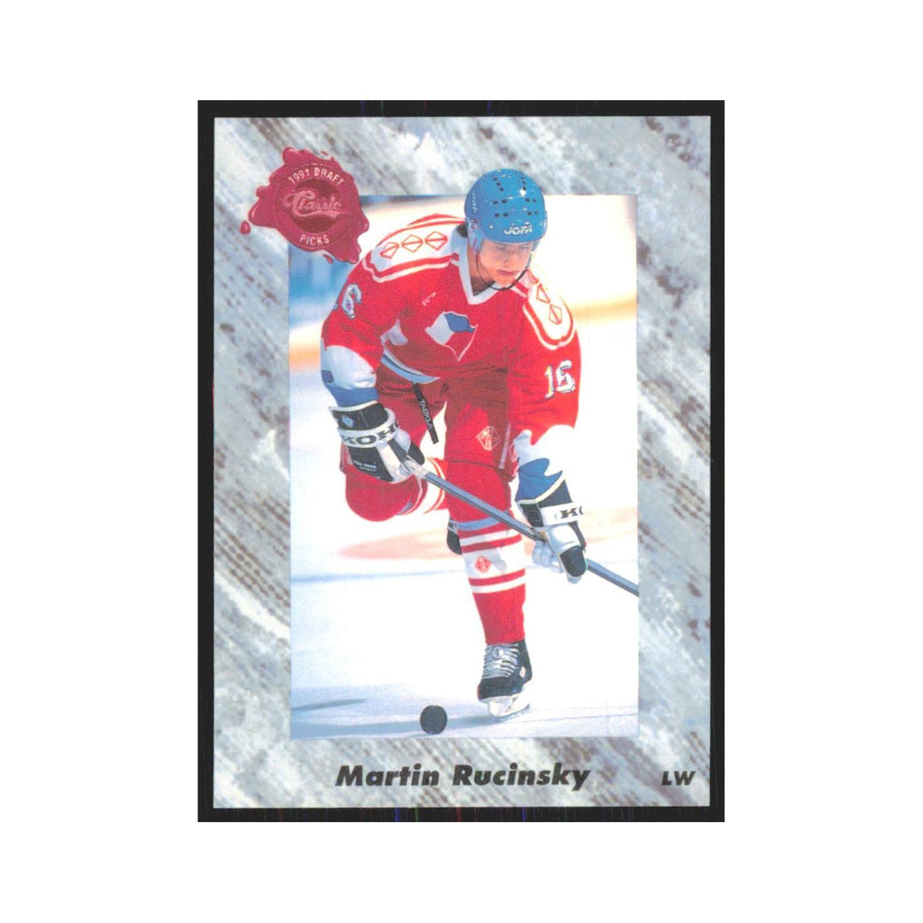 Martin Rucinsky 1991 Classic #17 Edmonton Oilers Hockey Card NM