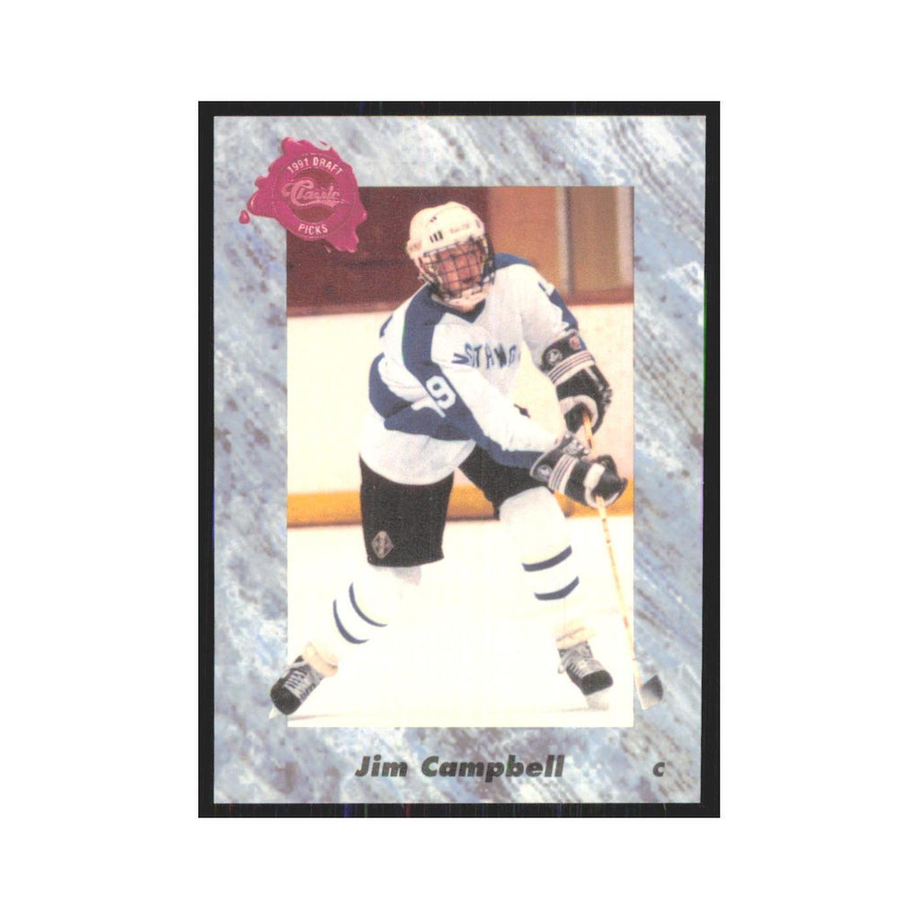 Jim Campbell 1991 Classic #25 Montreal Canadiens Hockey Card NM