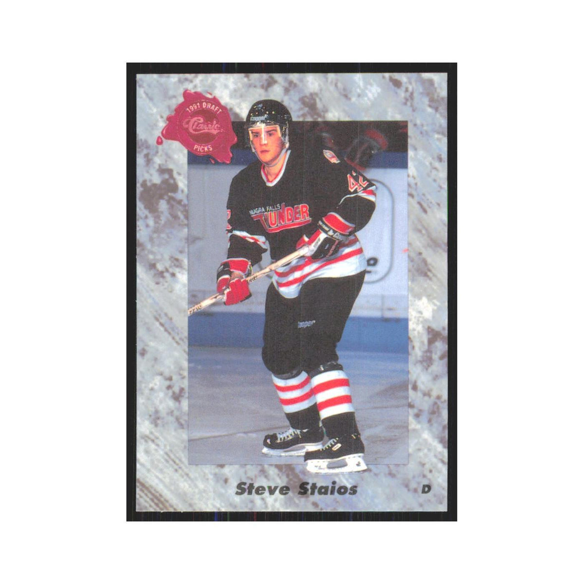Steve Staios 1991 Classic #24 St. Louis Blues Hockey Card NM