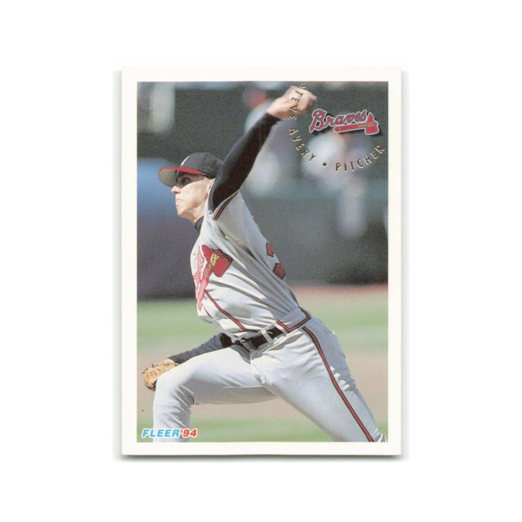 Steve Avery 1994 Fleer #350 Atlanta Braves Baseball Card NM