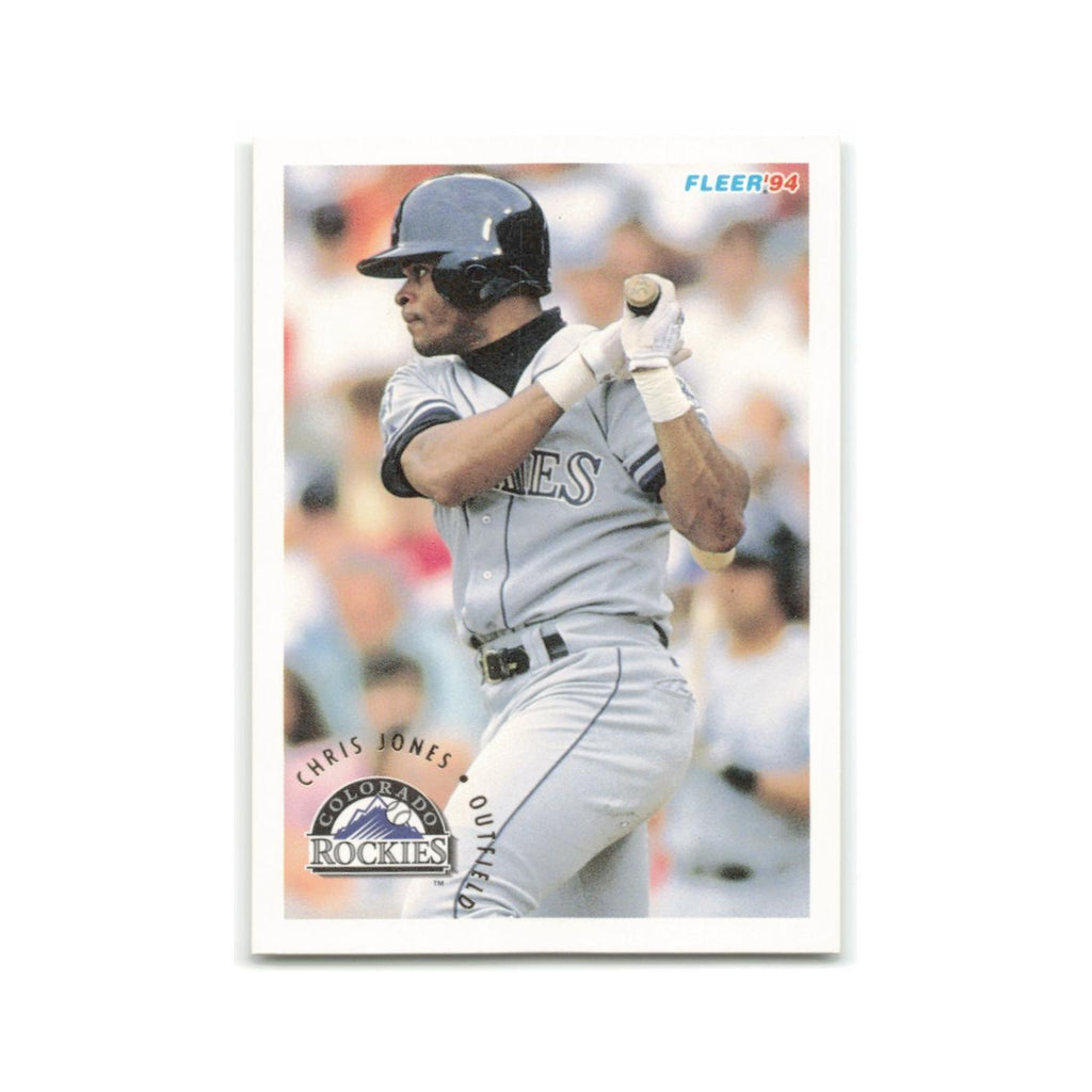 Chris Jones 1994 Fleer #445 Colorado Rockies Baseball Card NM