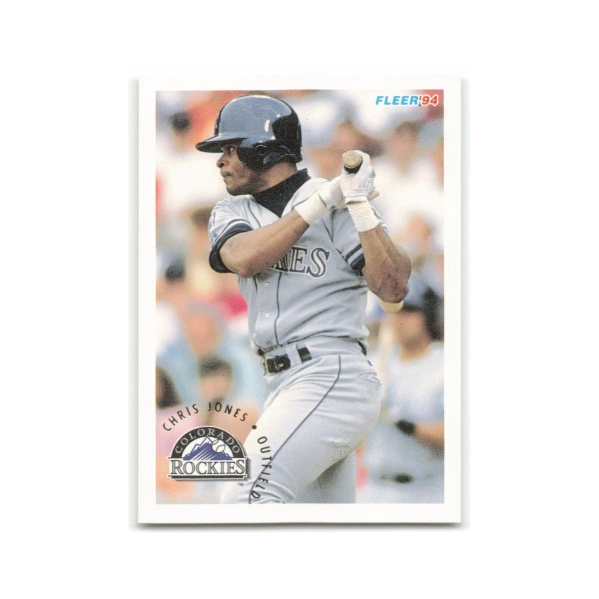 Chris Jones 1994 Fleer #445 Colorado Rockies Baseball Card NM