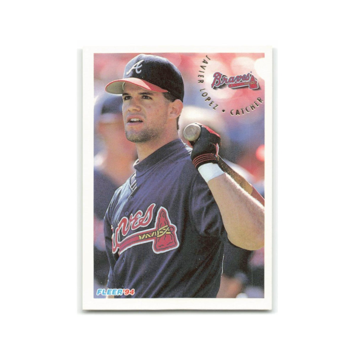 Javy Lopez 1994 Fleer #364 Atlanta Braves Baseball Card NM