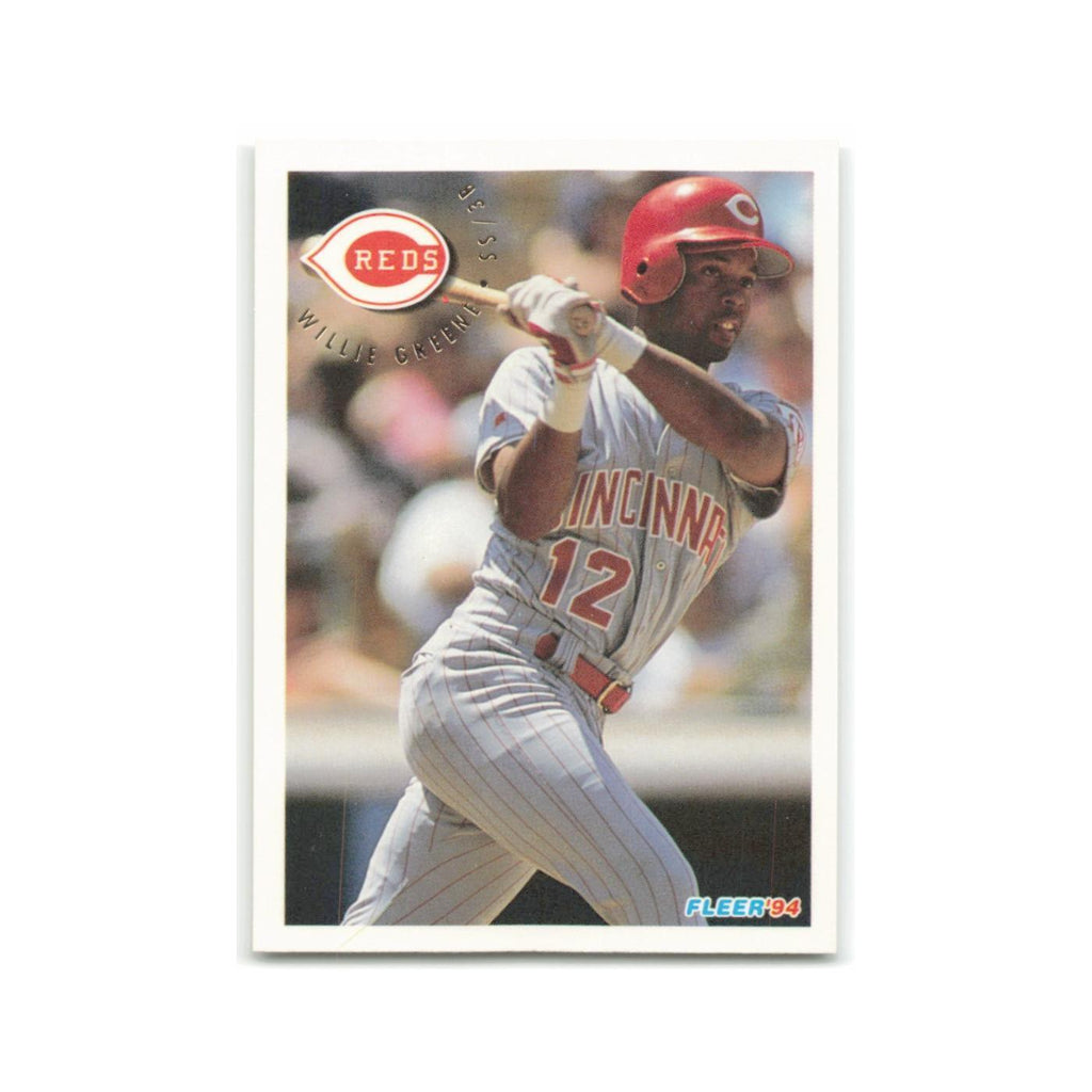 Willie Greene 1994 Fleer #410 Cincinnati Reds Baseball Card NM
