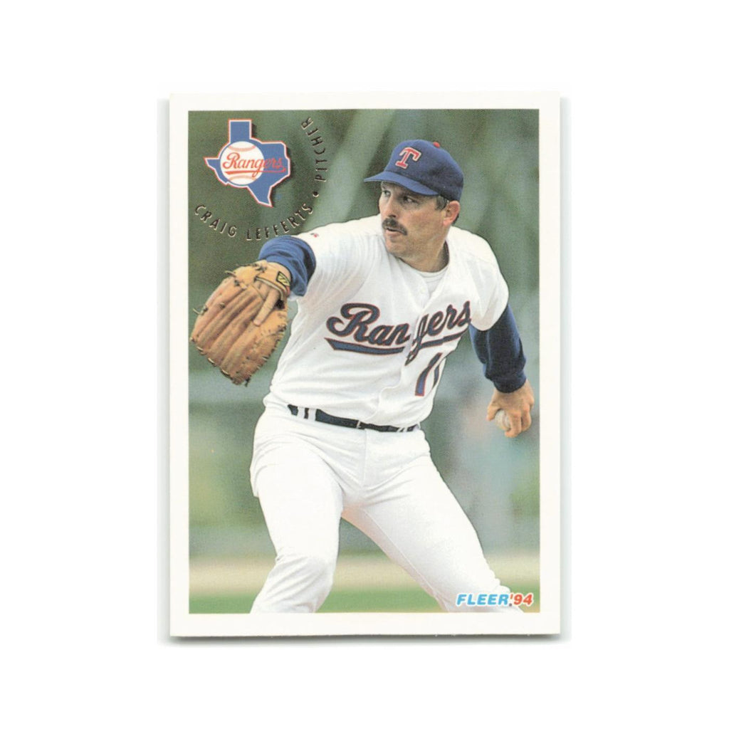 Craig Lefferts 1994 Fleer #311 Texas Rangers Baseball Card NM