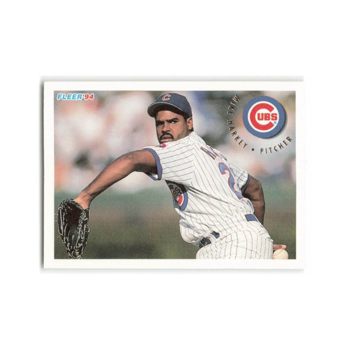 Mike Harkey 1994 Fleer #385 Chicago Cubs Baseball Card NM