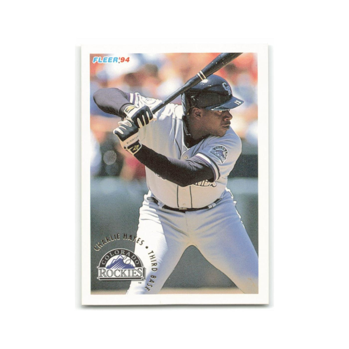 Charlie Hayes 1994 Fleer #443 Colorado Rockies Baseball Card NM