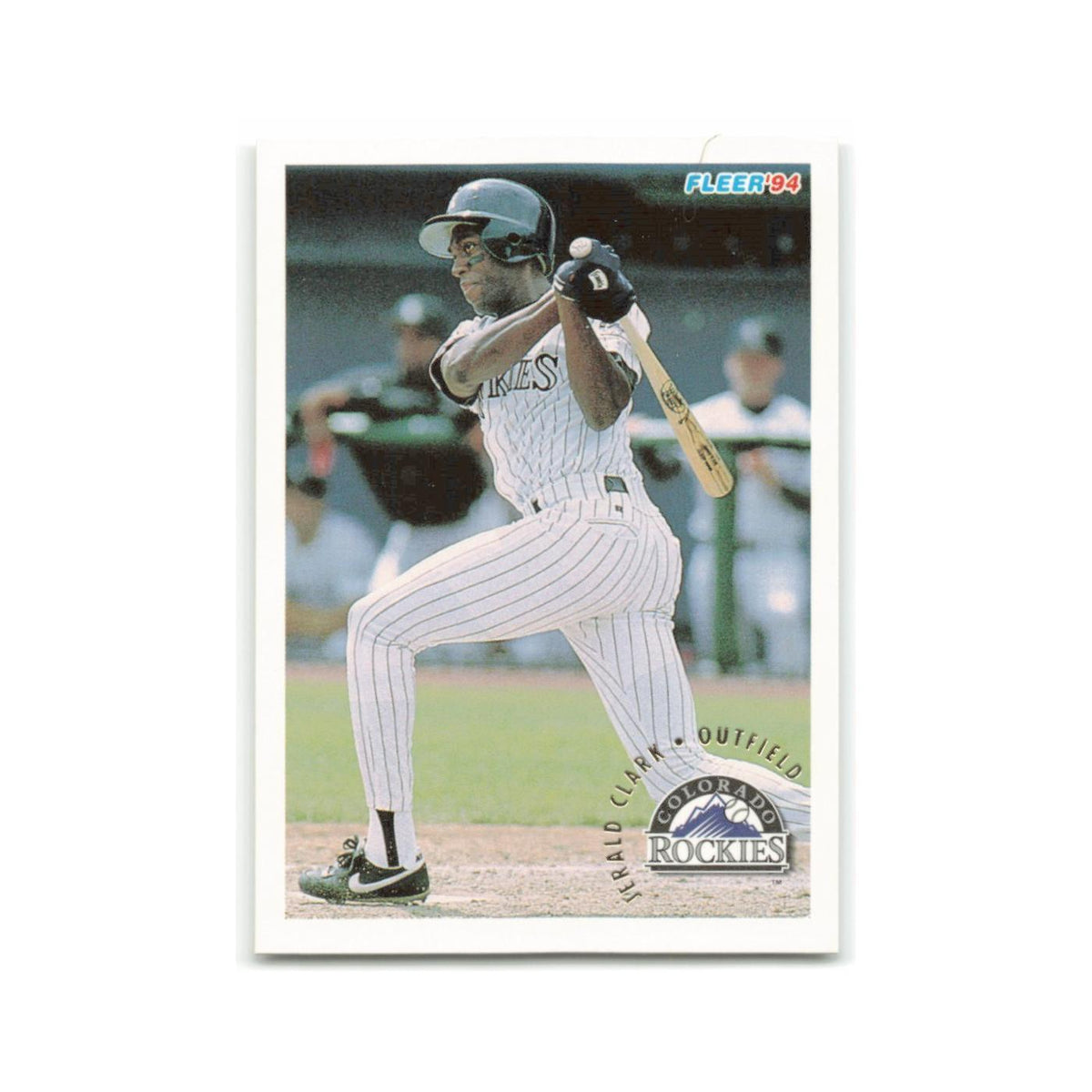 Jerald Clark 1994 Fleer #438 Colorado Rockies Baseball Card NM