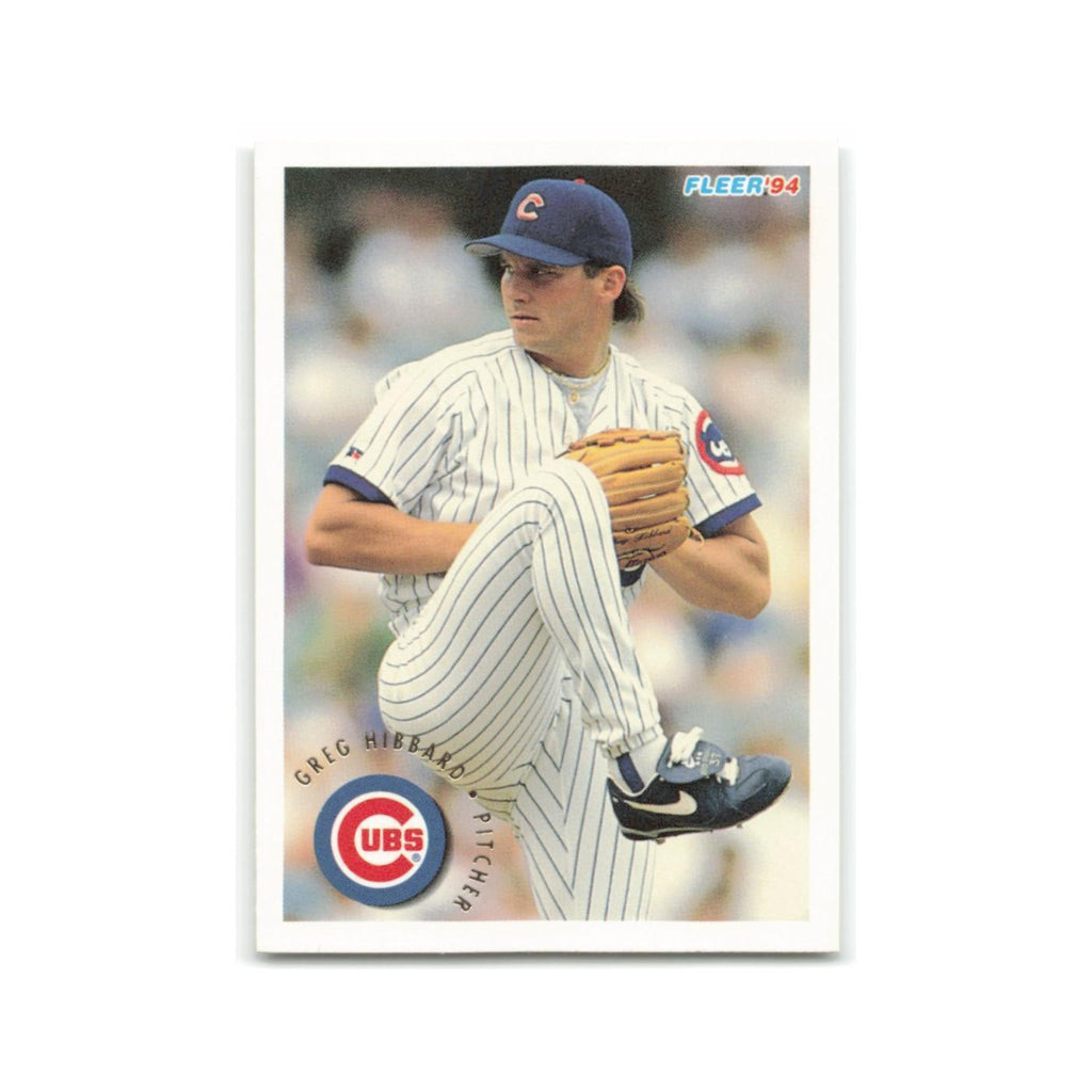 Greg Hibbard 1994 Fleer #386 Chicago Cubs Baseball Card NM