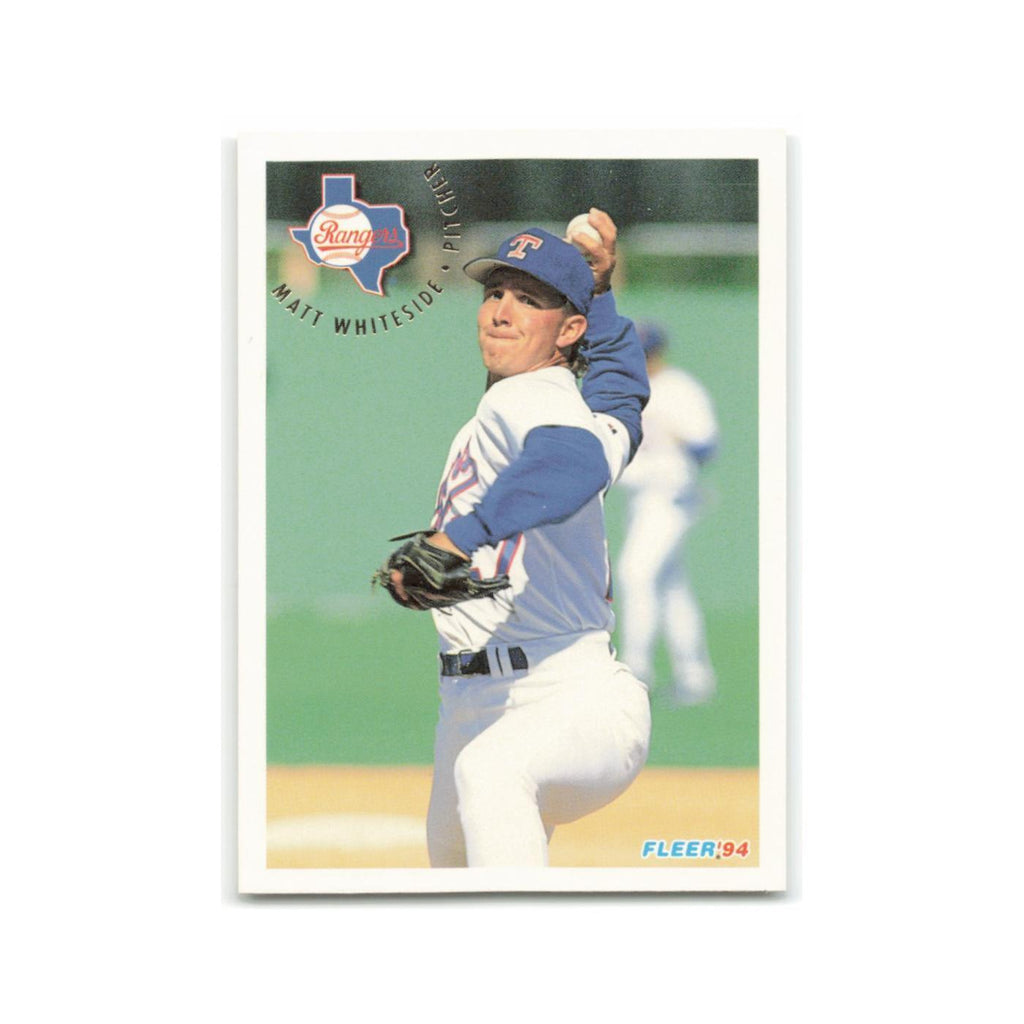 Matt Whiteside 1994 Fleer #323 Texas Rangers Baseball Card NM