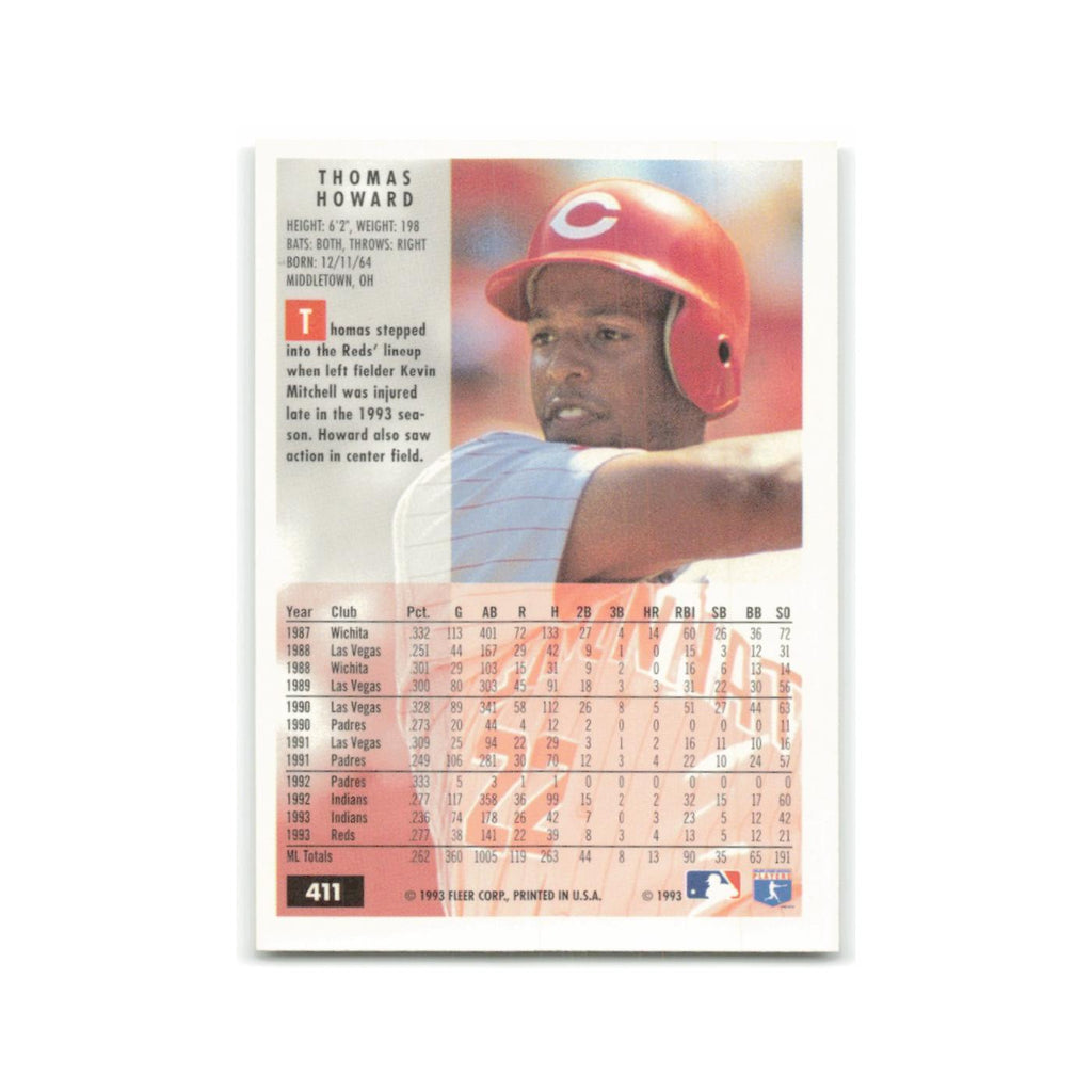 Thomas Howard 1994 Fleer #411 Cincinnati Reds Baseball Card NM