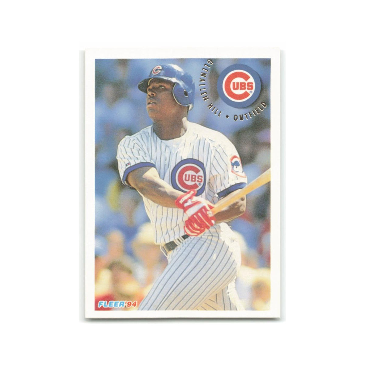 Glenallen Hill 1994 Fleer #387 Chicago Cubs Baseball Card NM