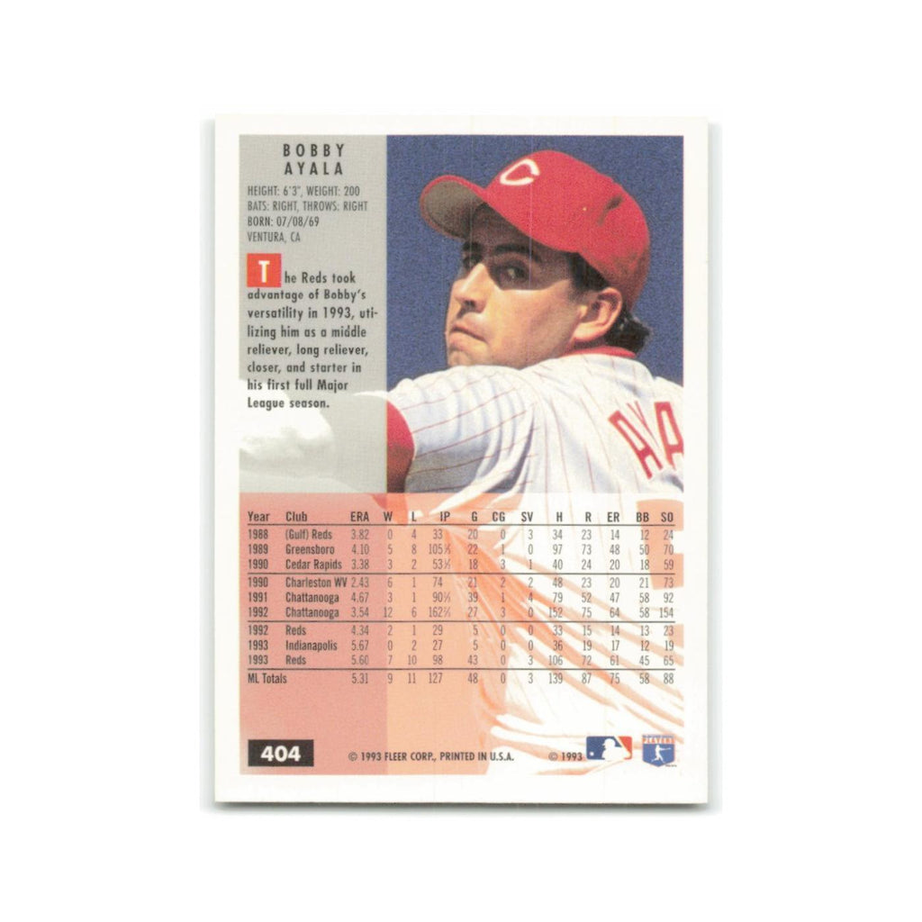 Bobby Ayala 1994 Fleer #404 Cincinnati Reds Baseball Card NM