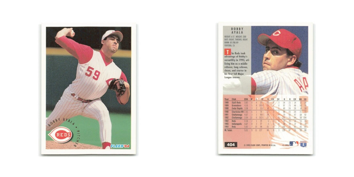 Bobby Ayala 1994 Fleer #404 Cincinnati Reds Baseball Card NM