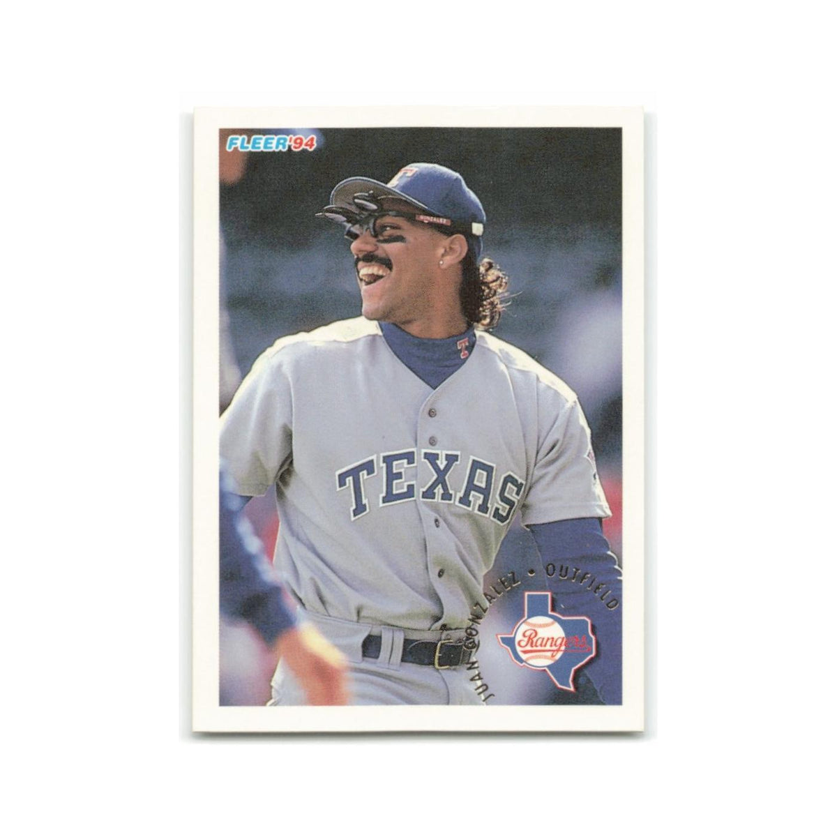 Juan Gonzalez 1994 Fleer #307 Texas Rangers Baseball Card NM