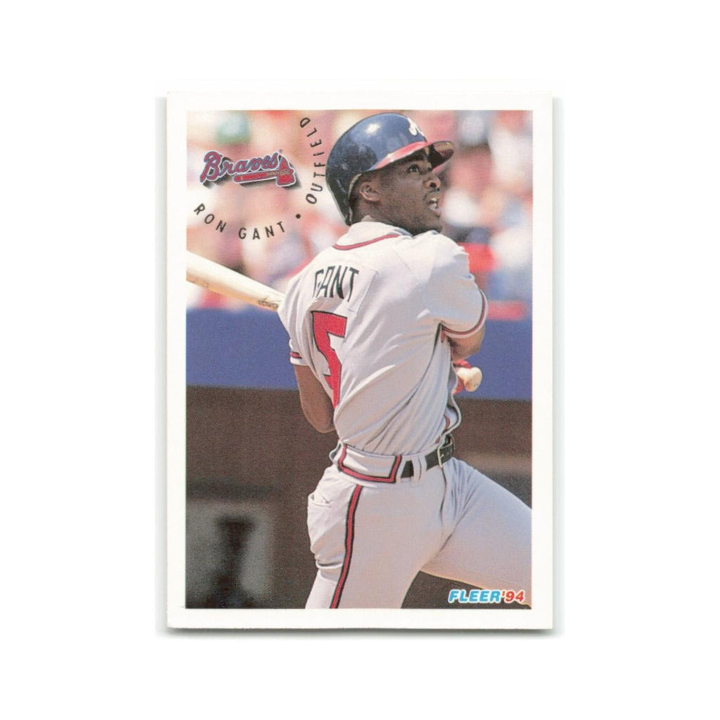 Ron Gant 1994 Fleer #358 Atlanta Braves Baseball Card NM