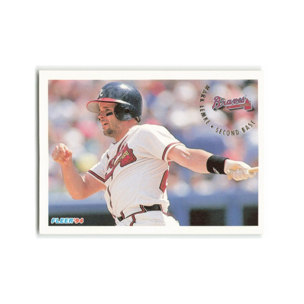 Mark Lemke 1994 Fleer #363 Atlanta Braves Baseball Card NM