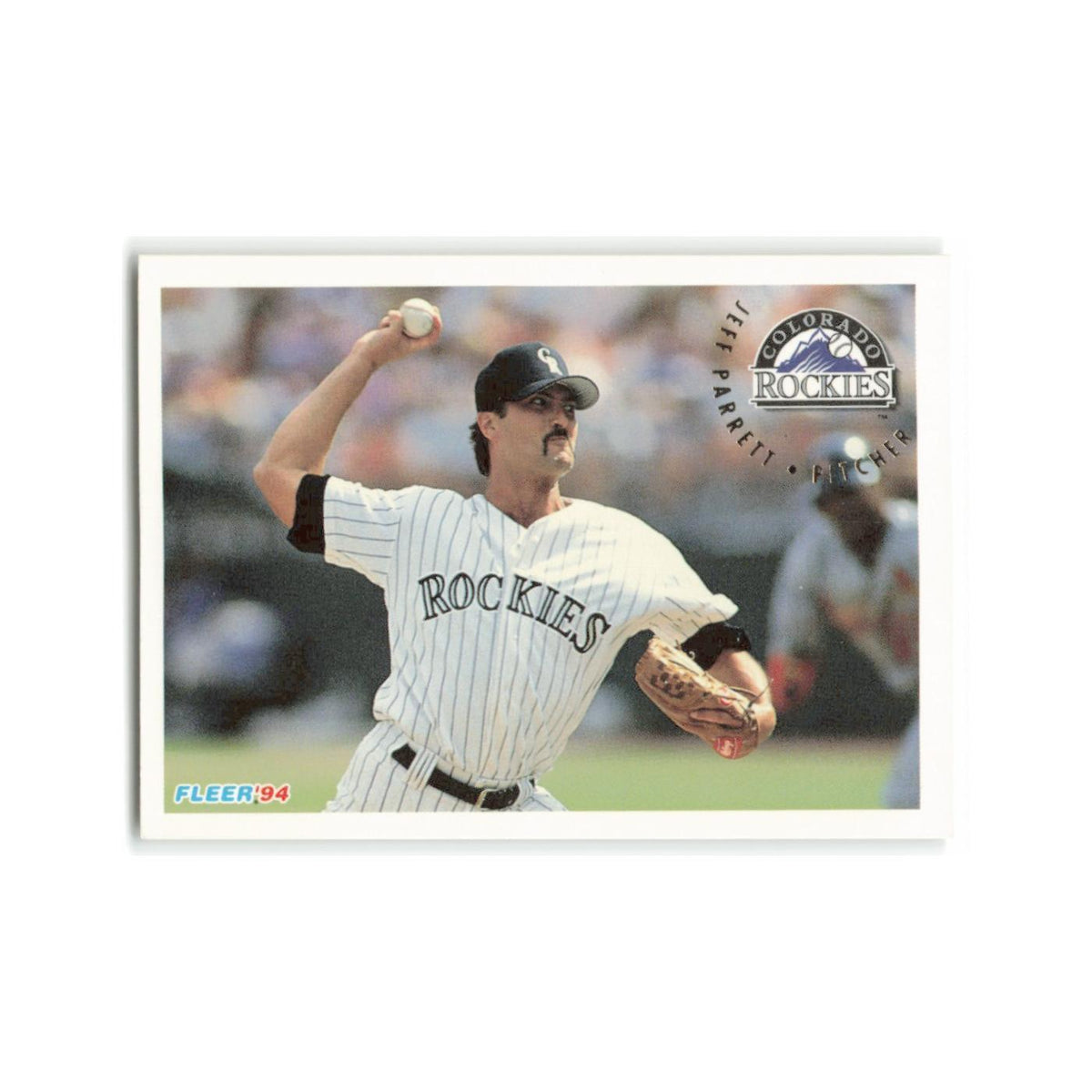 Jeff Parrett 1994 Fleer #449 Colorado Rockies Baseball Card NM