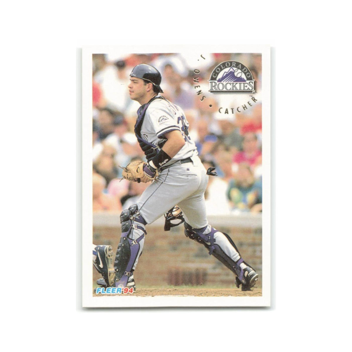 J. Owens 1994 Fleer #448 Colorado Rockies Baseball Card NM