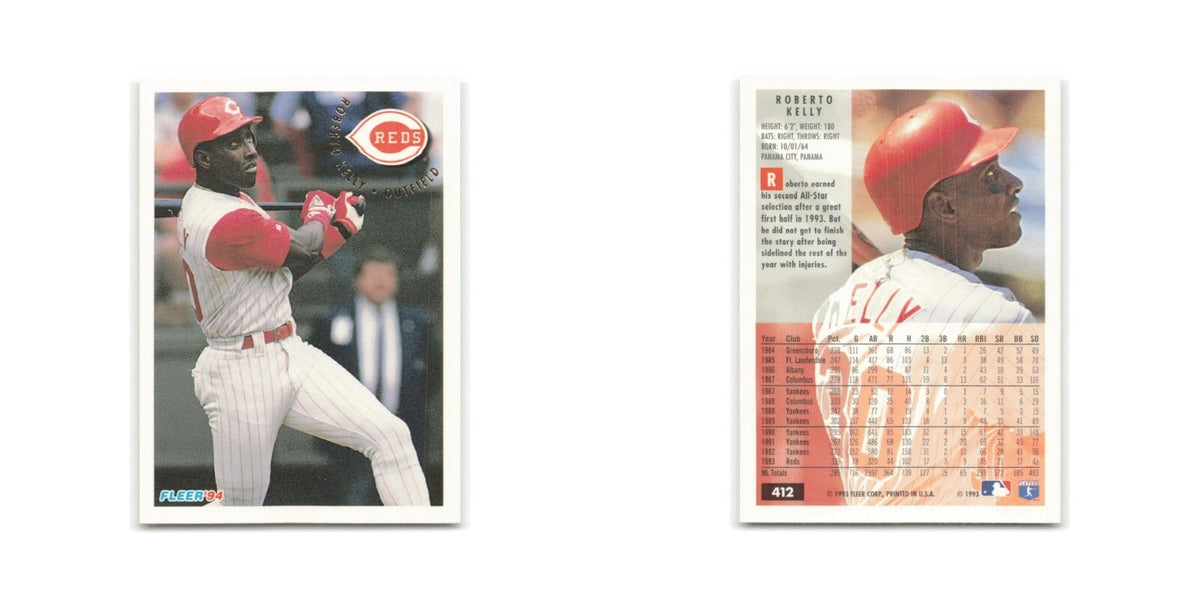 Roberto Kelly 1994 Fleer #412 Cincinnati Reds Baseball Card NM