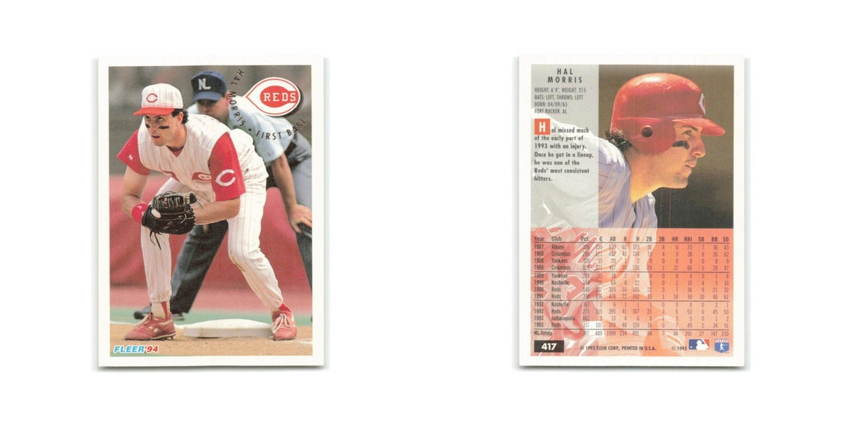 Hal Morris 1994 Fleer #417 Cincinnati Reds Baseball Card NM