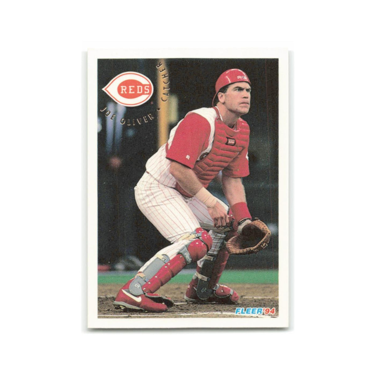 Joe Oliver 1994 Fleer #418 Cincinnati Reds Baseball Card NM