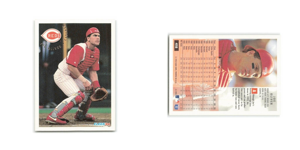 Joe Oliver 1994 Fleer #418 Cincinnati Reds Baseball Card NM