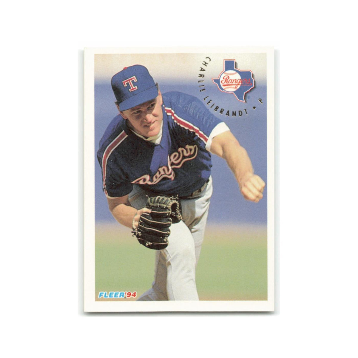 Charlie Leibrandt 1994 Fleer #312 Texas Rangers Baseball Card NM