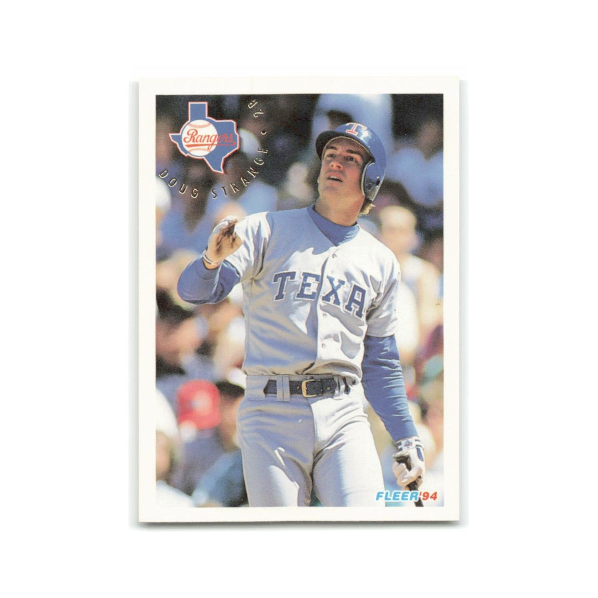 Doug Strange 1994 Fleer #322 Texas Rangers Baseball Card NM