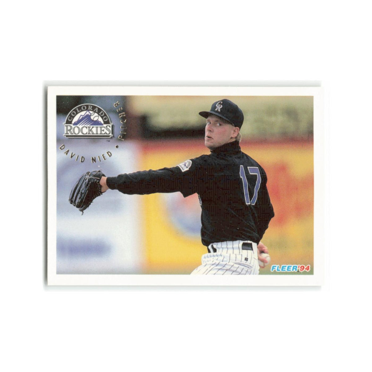 David Nied 1994 Fleer #447 Colorado Rockies Baseball Card NM
