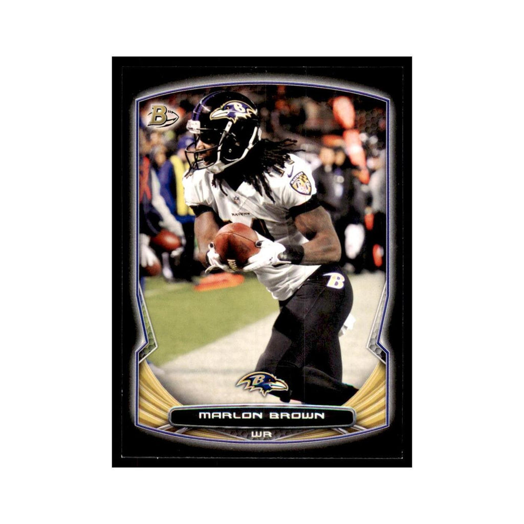2014 Bowman Marlon Brown Football Cards #105