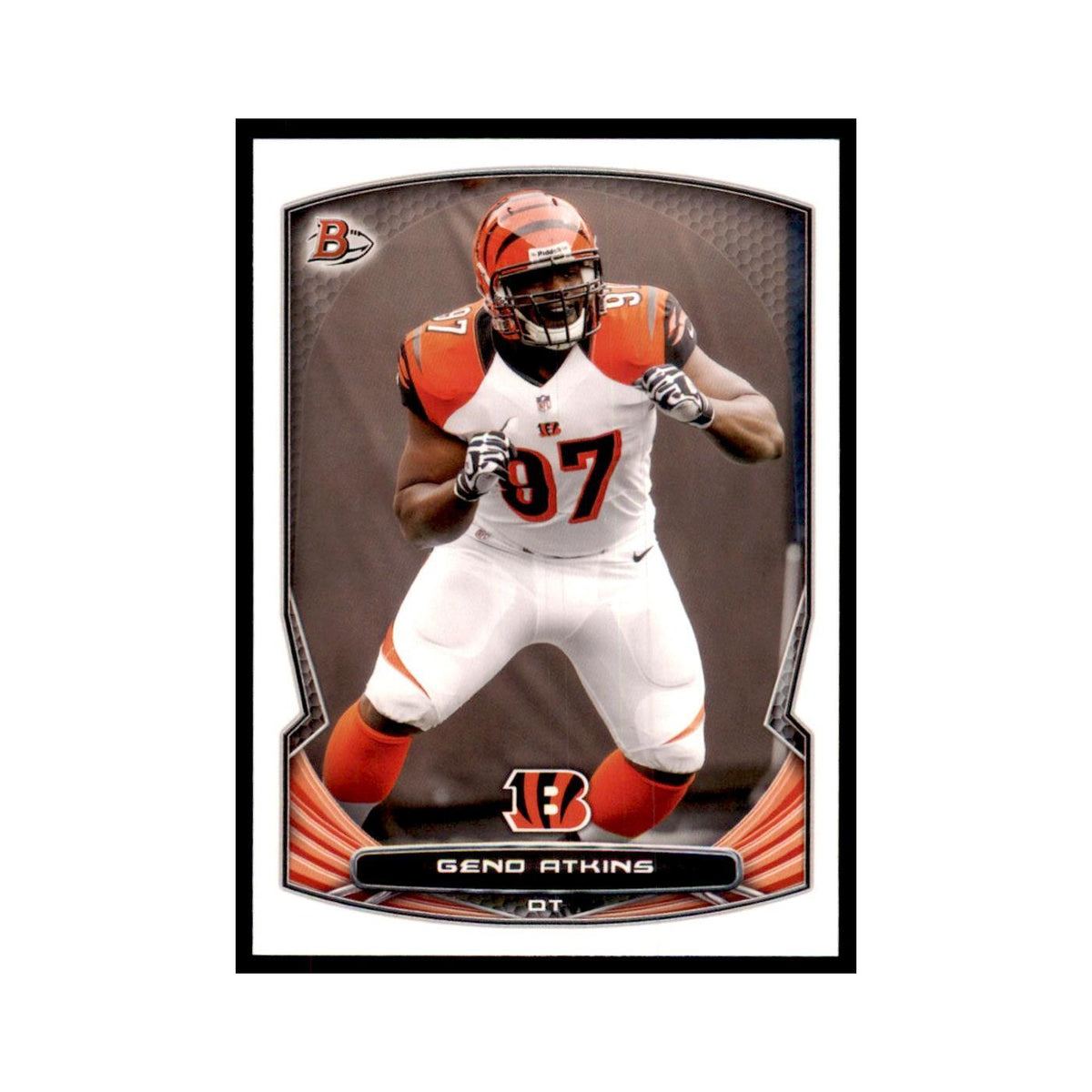 2014 Bowman Geno Atkins Football Cards #97