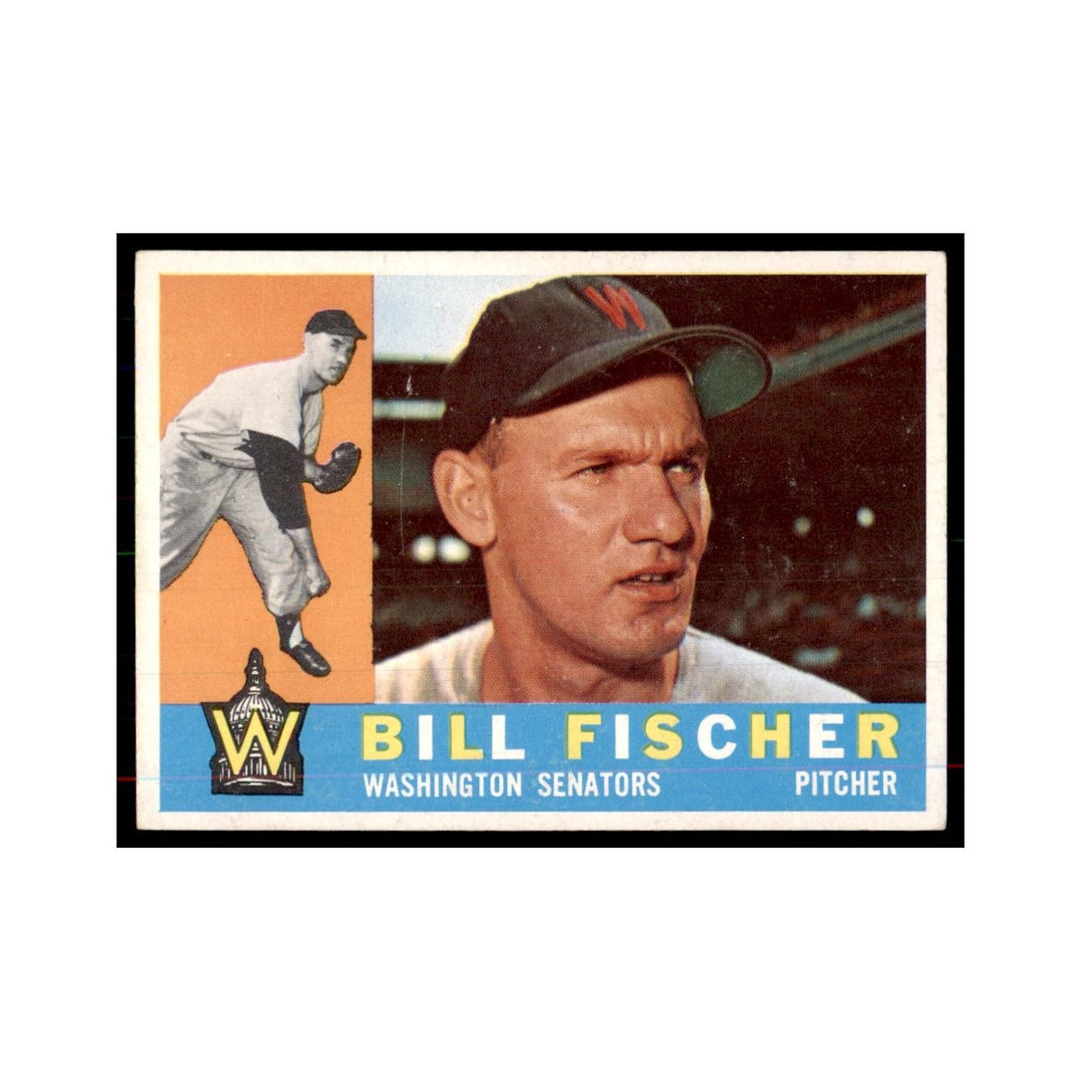 1960 Topps Bill Fischer Baseball Cards #76