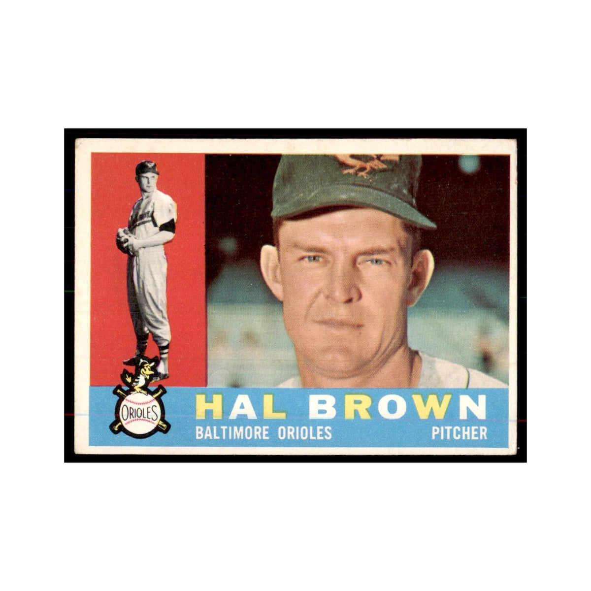 1960 Topps Hal Brown Baseball Cards #89