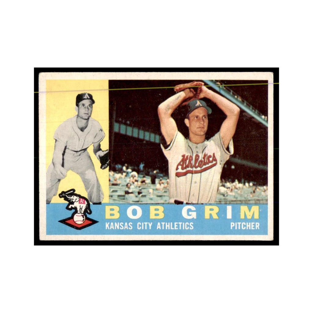 1960 Topps Bob Grim Baseball Cards #78